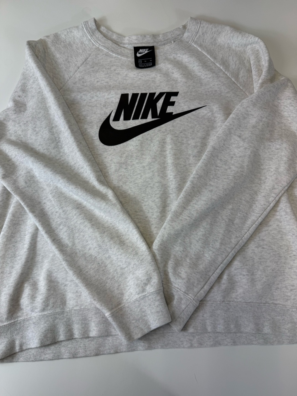 Nike Light Gray Crewneck Sweatshirt